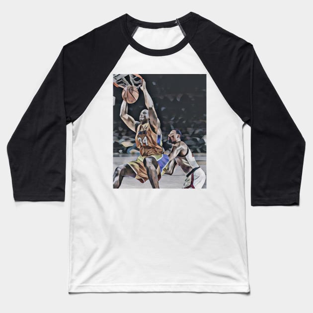 shaquille o neal Baseball T-Shirt by sepuloh